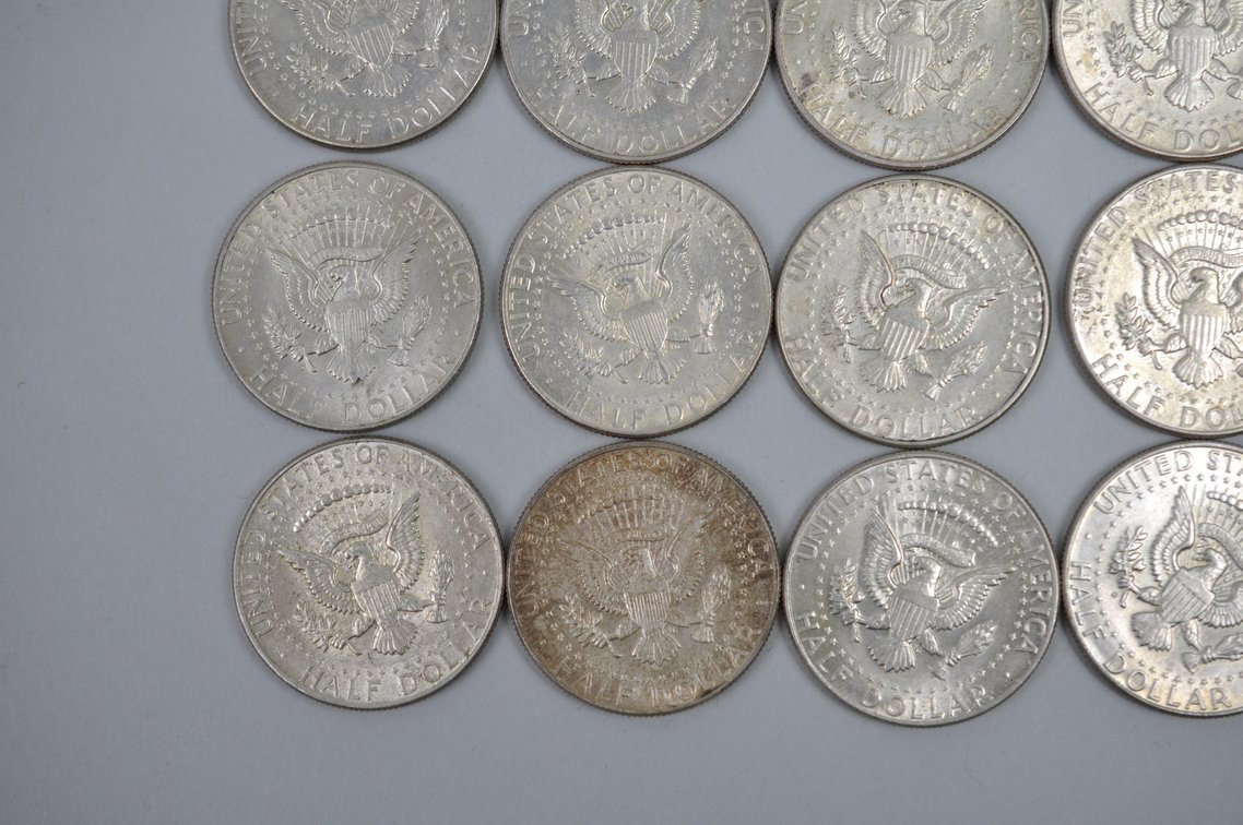 1964 Kennedy Half Dollars, photo 10 of 11