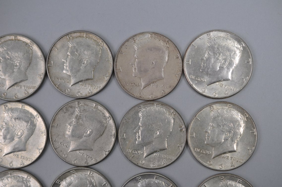 1964 Kennedy Half Dollars, photo 4 of 11