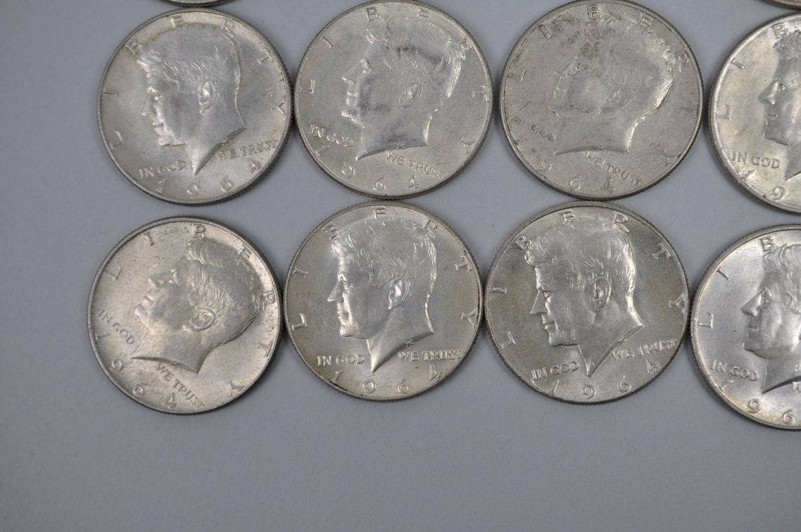 1964 Kennedy Half Dollars, photo 5 of 11
