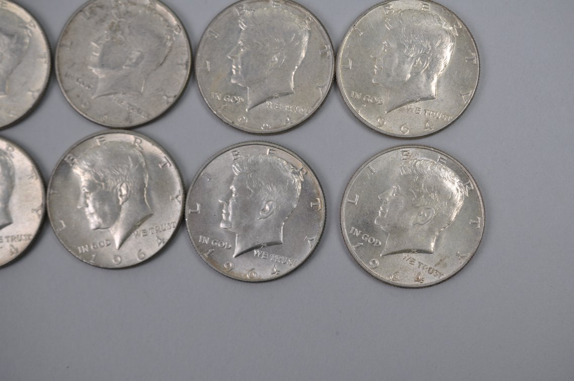 1964 Kennedy Half Dollars, photo 6 of 11