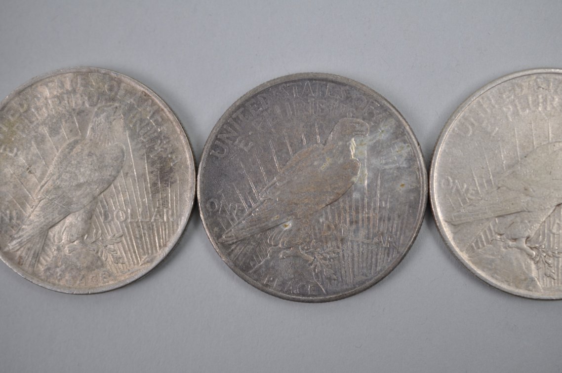 1922-1923 Peace Silver Dollars, photo 7 of 8