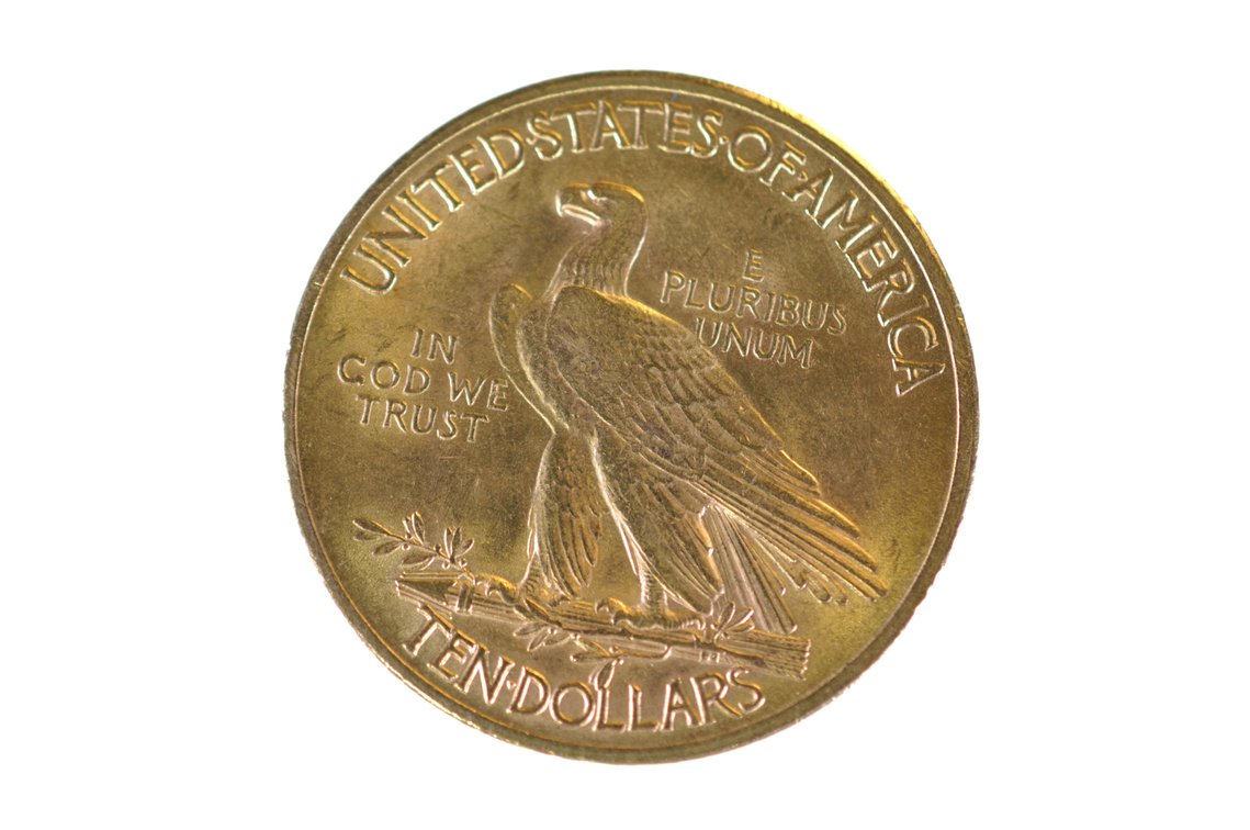 1926 Indian Head Ten Dollar Gold Coin, photo 2 of 2