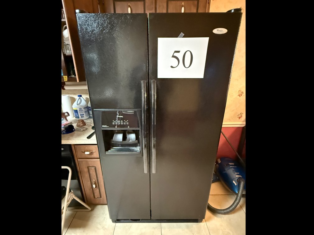 WHIRLPOOL GOLD SIDE X SIDE REFRIGERATOR BLACK