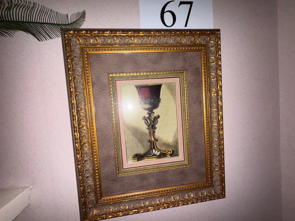 PR OF GILT FRAMED 25.5"X21.5" MATTED PRINTS