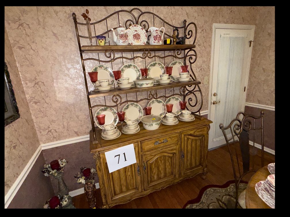 APPROX 56"X80" WELCH DRESSER STYLE SIDEBOARD