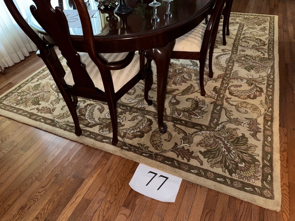 9'7"X7'6" ROOM SIZE RUG INDIA