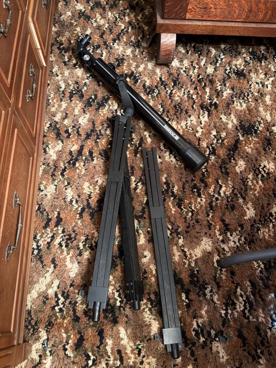 Tasco 302048 telescope & tripod plus wall picture