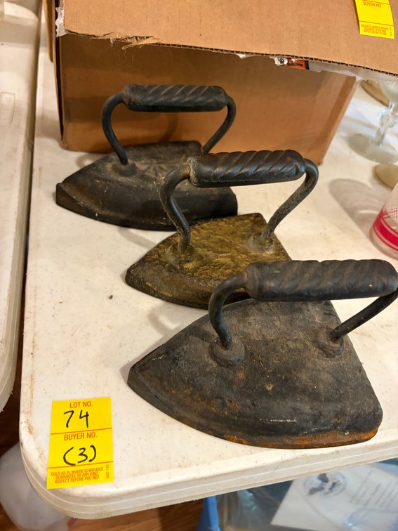 3 FLAT IRONS