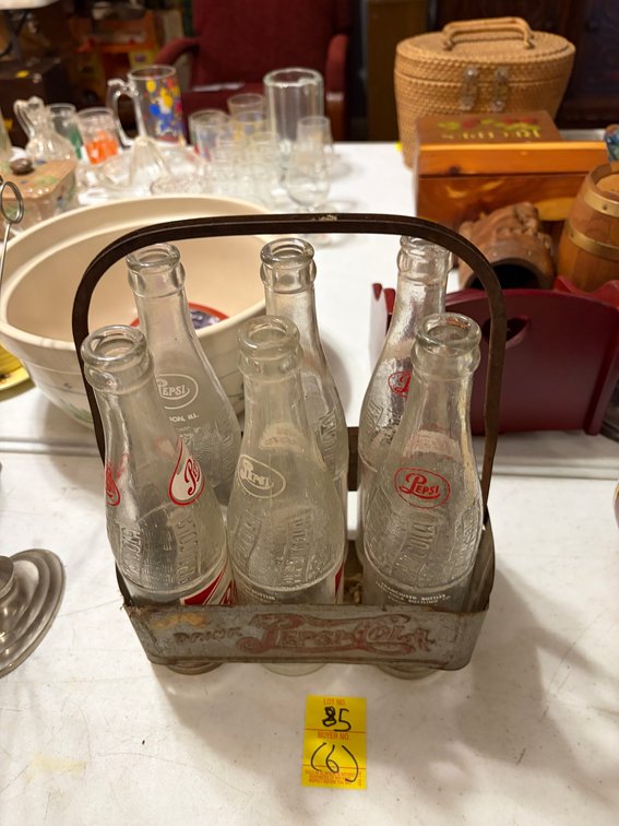 6 PEPSI BOTTLES