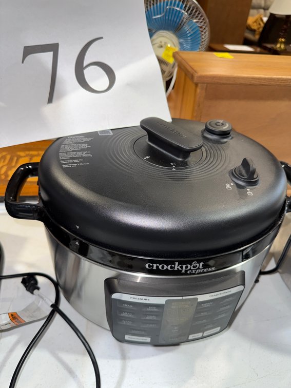CROCKPOT EXPRESS- 6QT OVAL MAX PRESSURE COOKER