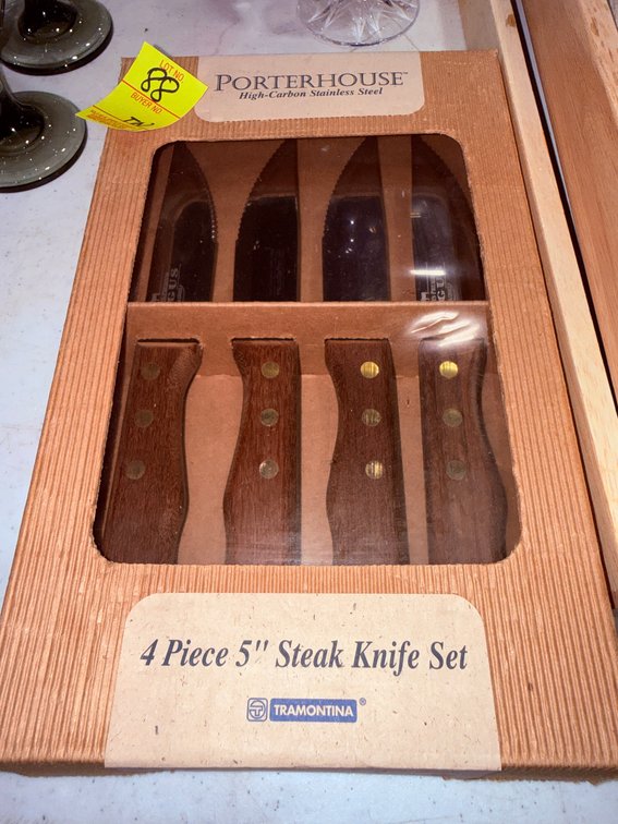 PORTERHOUSE 4 PC 5" STEAK KNIFE SET