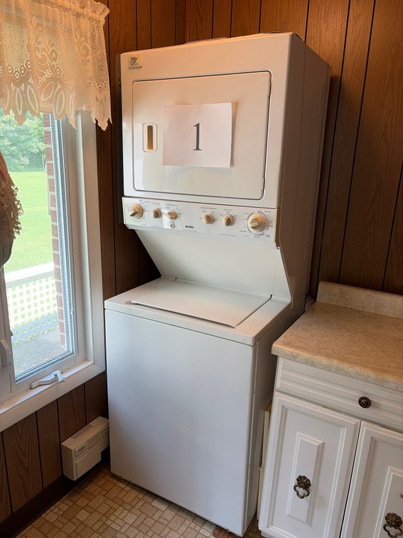 Stacked heavy duty kenmore dryer and washer
