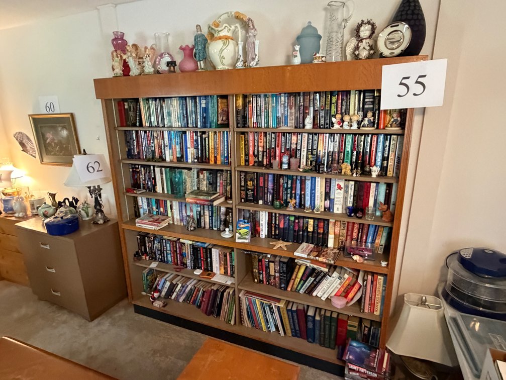 82" TALL X 85" WIDE BOOKSHELF