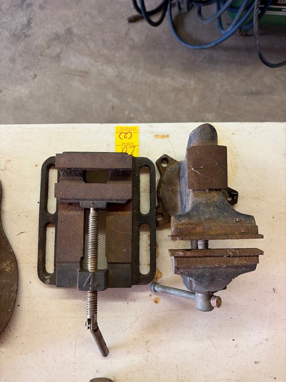 Bench vice; drill press vice.