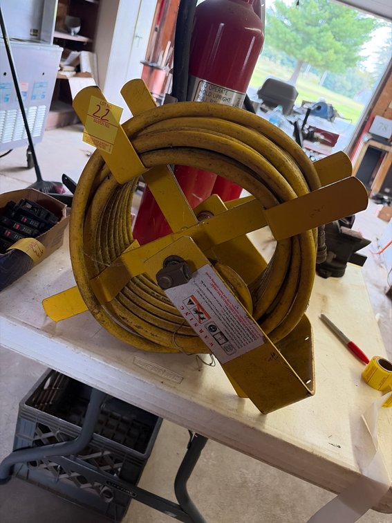 Reel of air hose