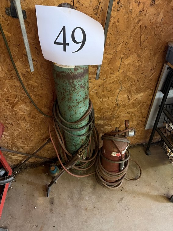 Oxy-acetylene torch set