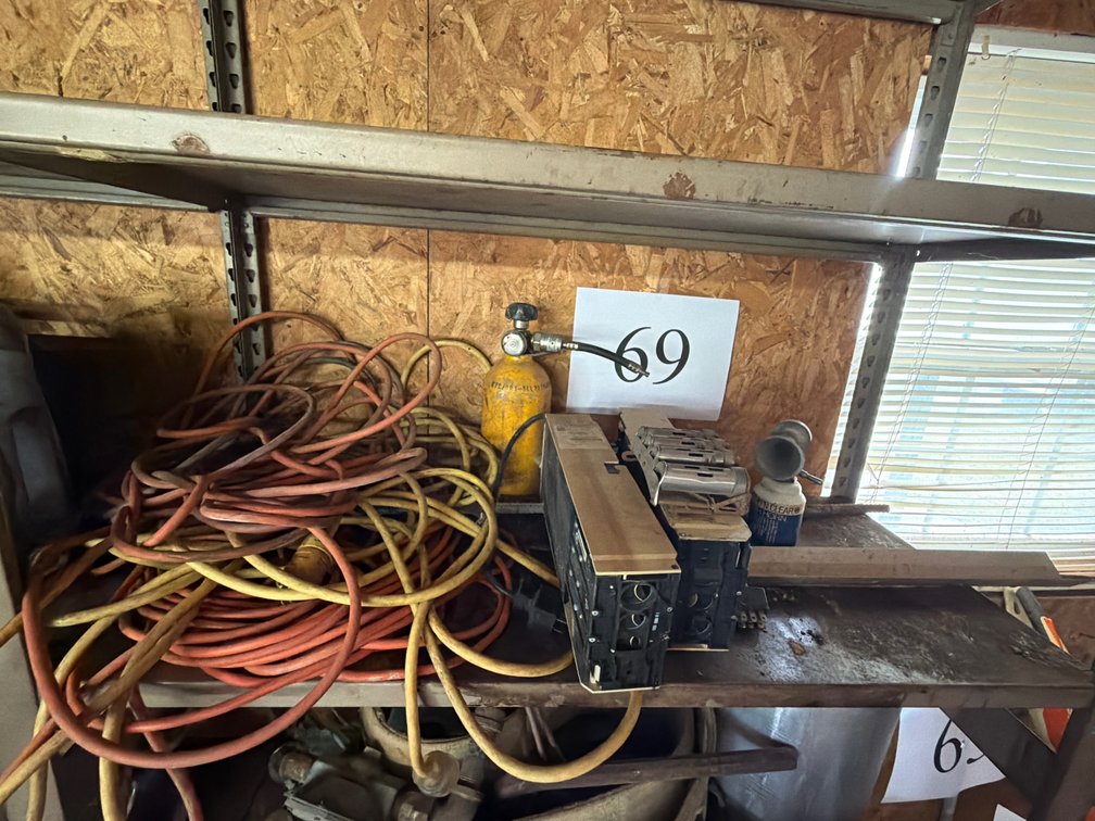 Shelf deal; coin changers; ext cords; etc