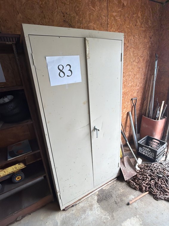 6ft cabinet & contents