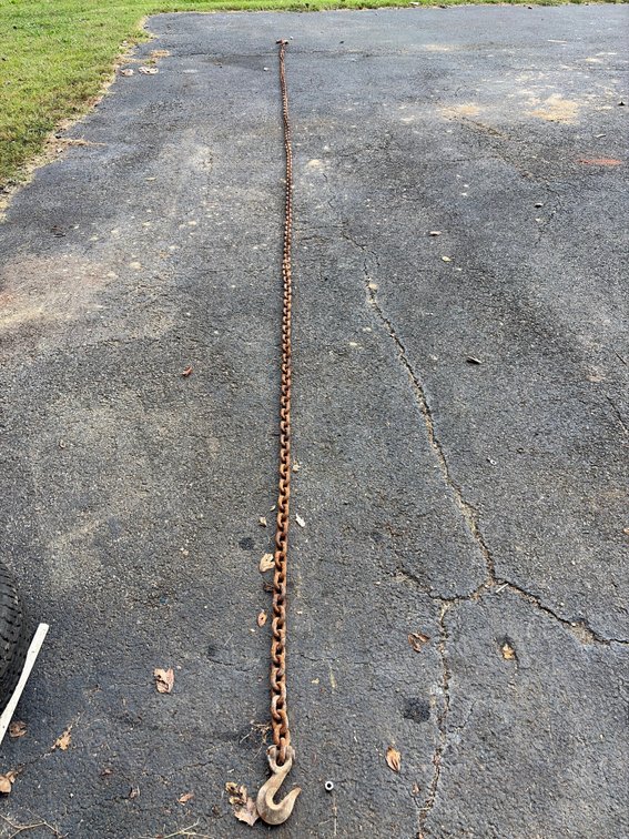 25ft half inch log chain