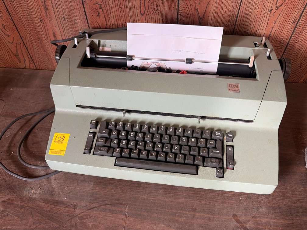 IBM type writer