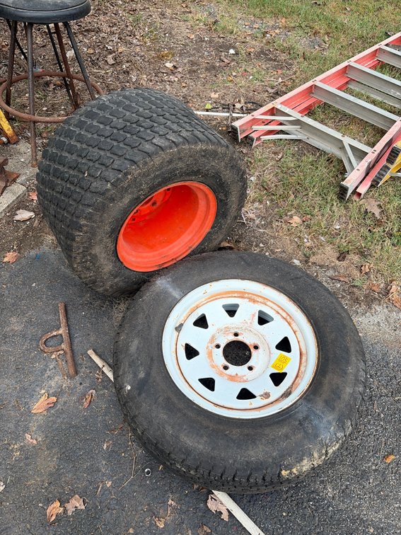 12 inch kubota wheel & 16 inch rim