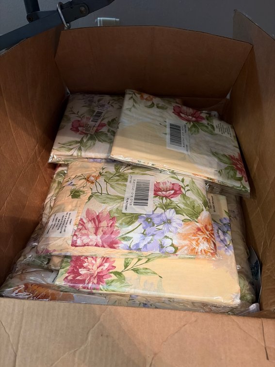 Box of linens