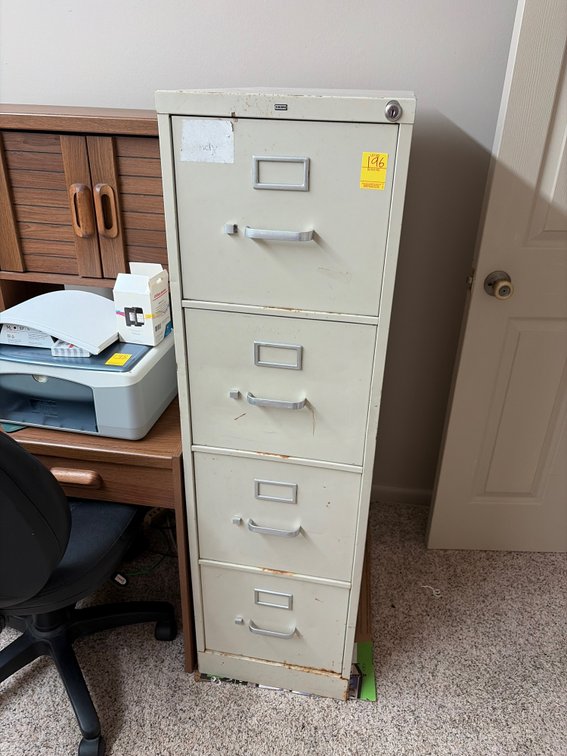 4 drawer file cabinet