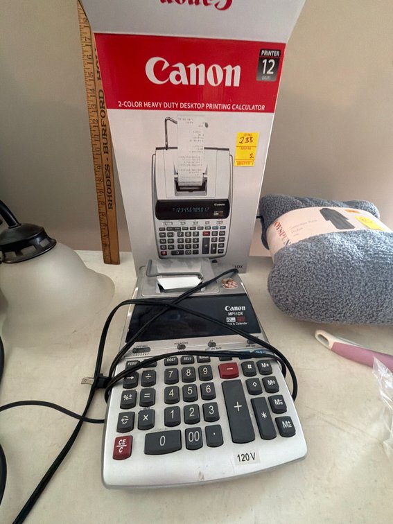 2 canon printing  calculators