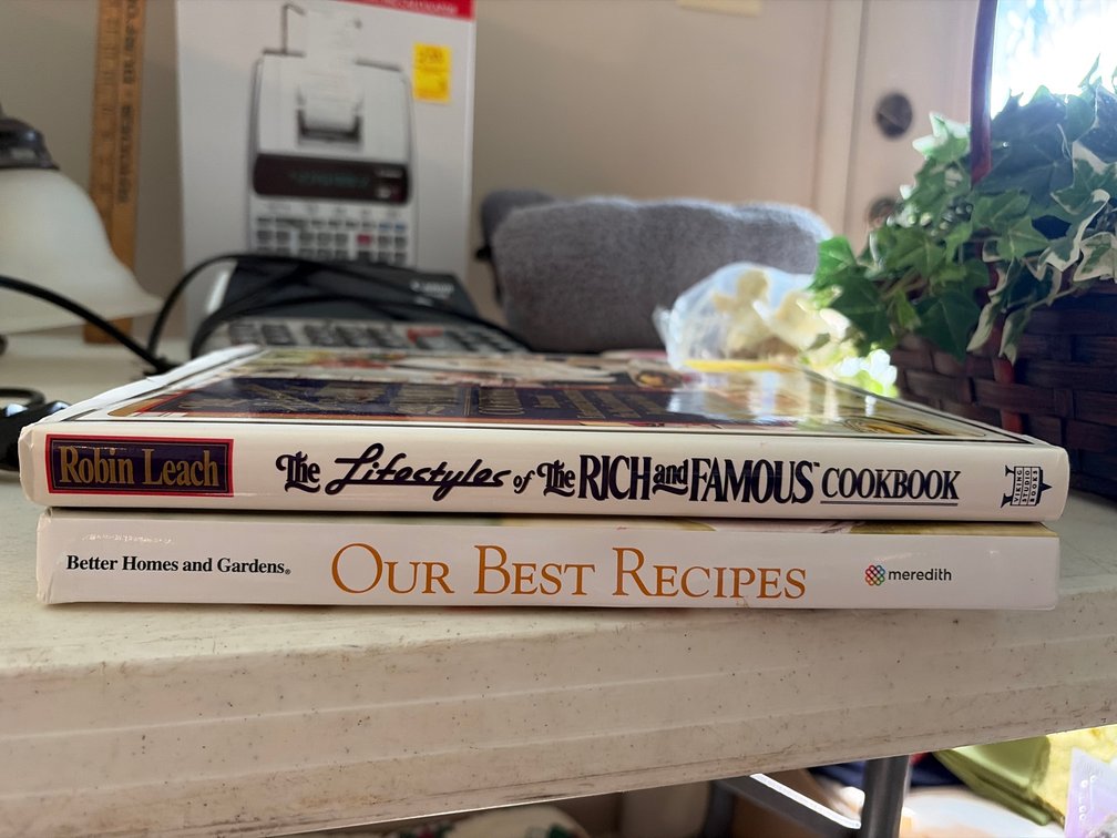 2 recipe cook books