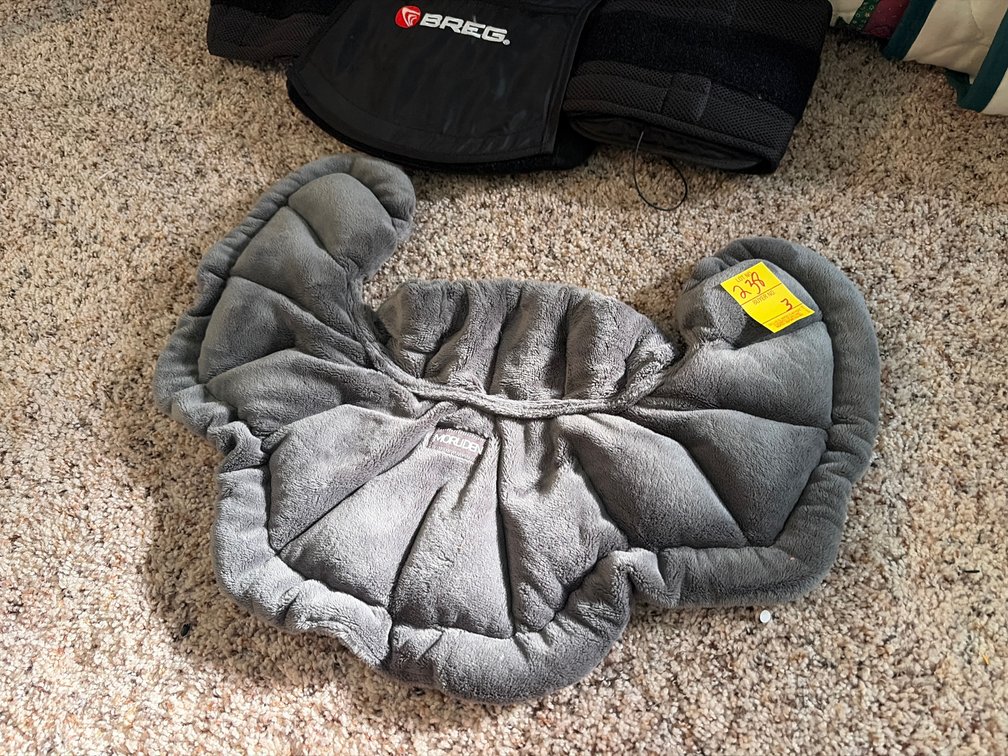 Breg waist band; morliden microwavable neck comforter.