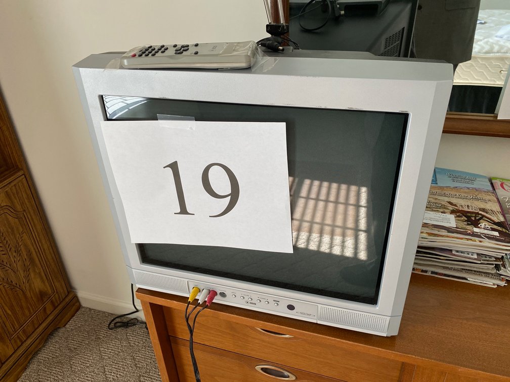 21" TV WITH REMOTE