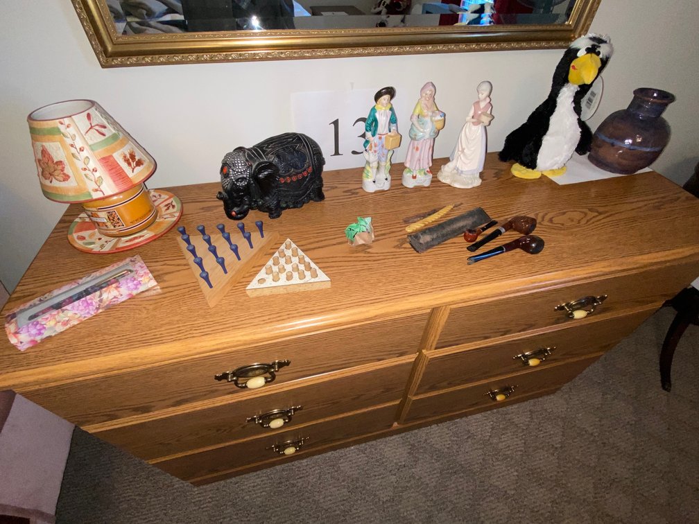 DRESSER TOP DEAL, DECORATIVE ITEMS, MISC.