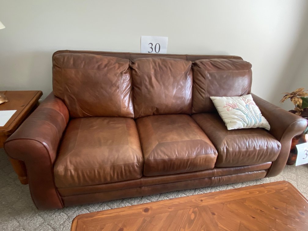 LANE LEATHER SOFA