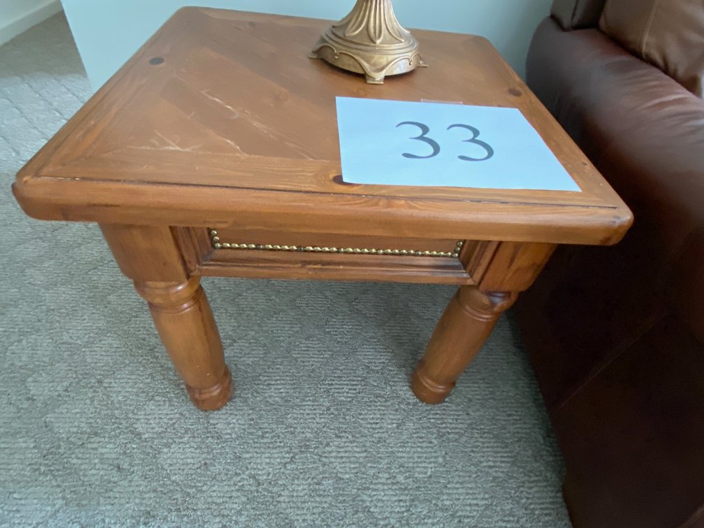 MATCHING END TABLE
