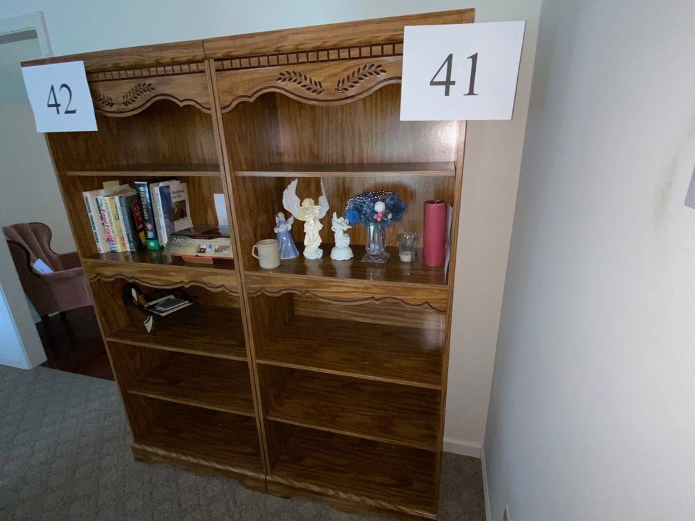 71"X26.5" FIVE SHELF BOOK CASE