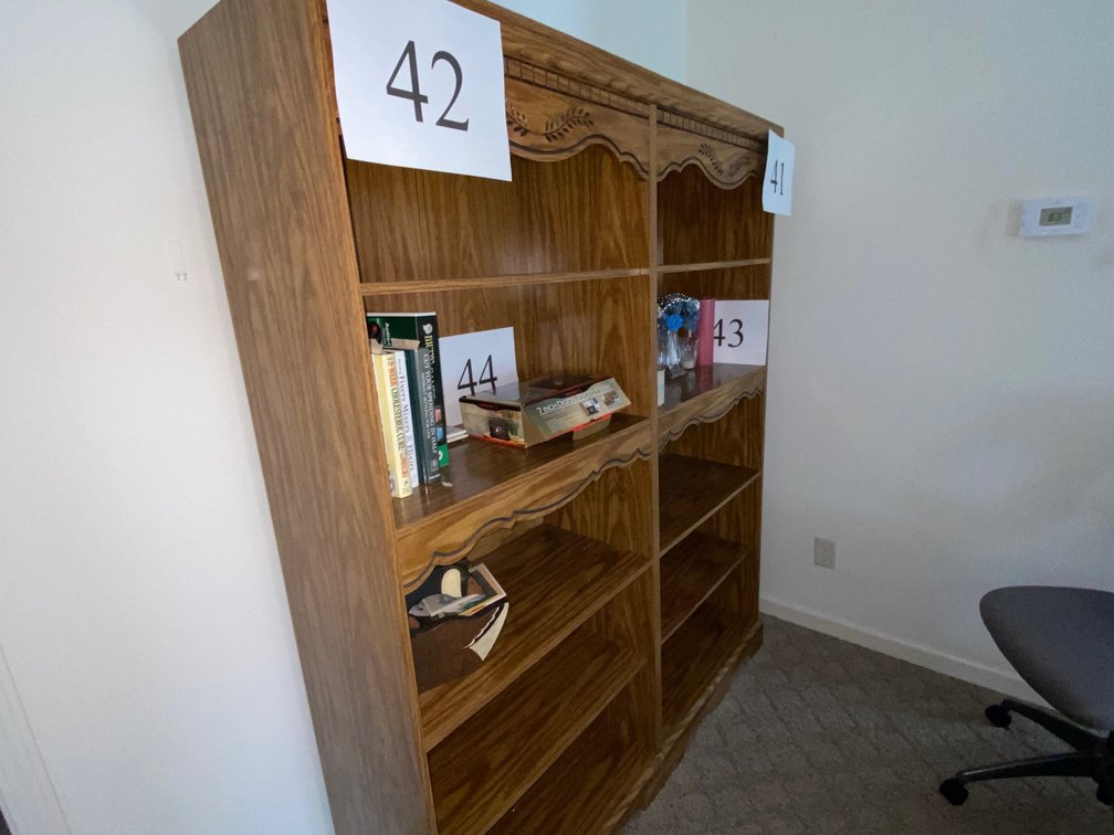 71"X26.5" FIVE SHELF BOOK CASE