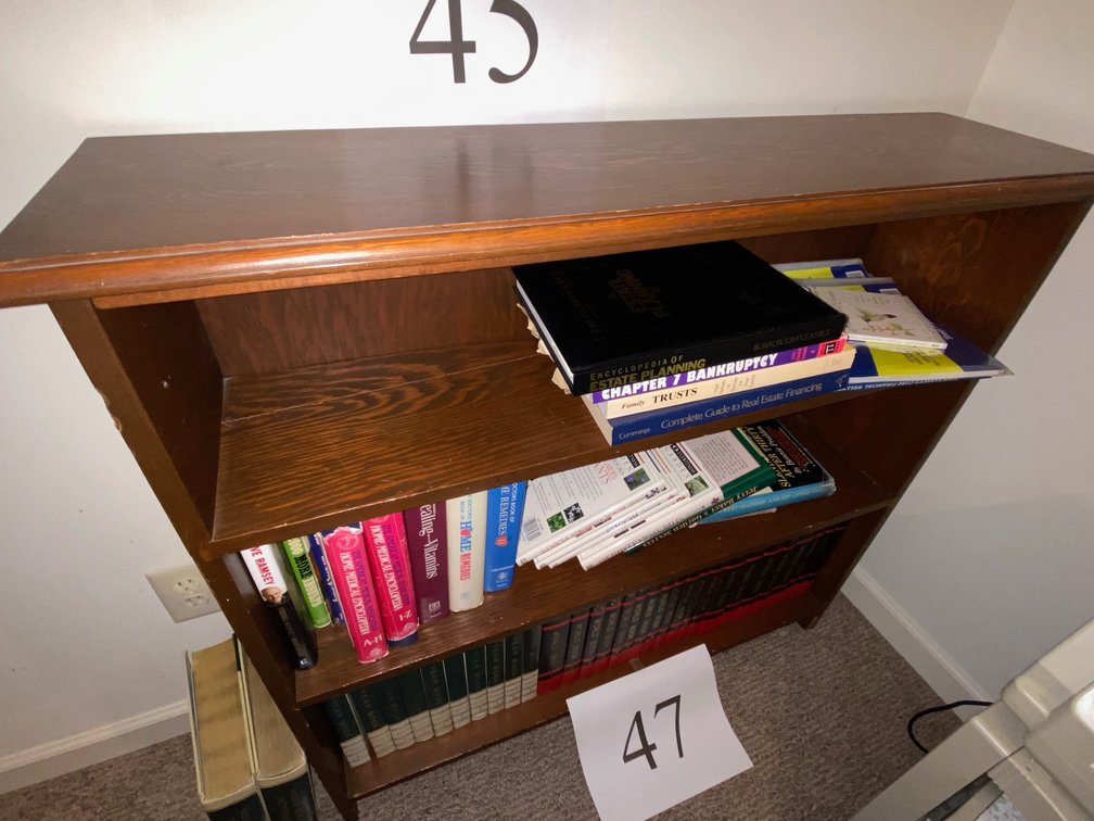 UPPER TWO SHELVES OF BOOKS