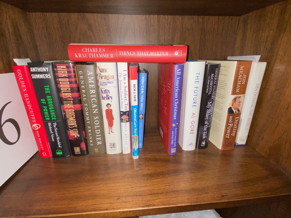 ONE SHELF OF BOOKS