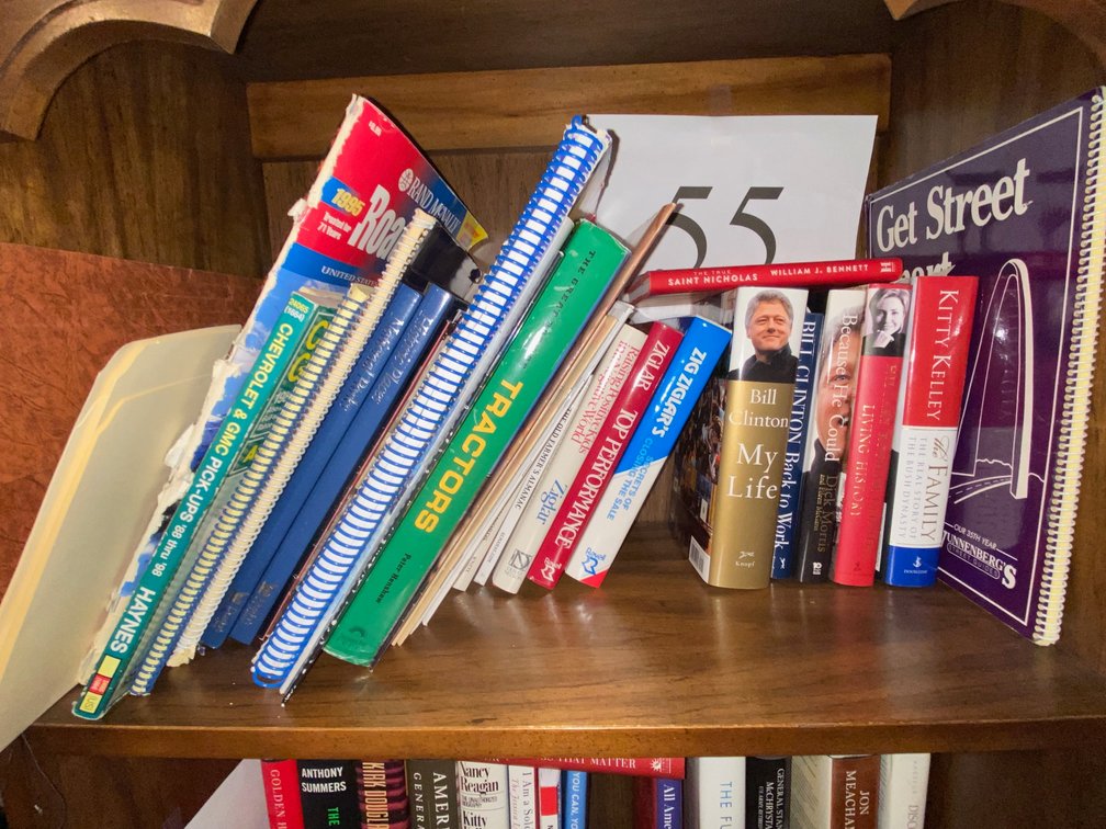 ONE SHELF OF BOOKS