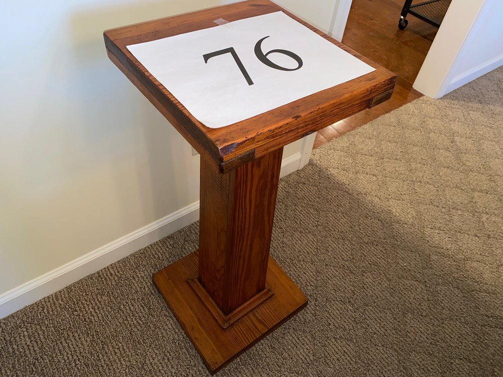 12"X28" PINE FERN STAND