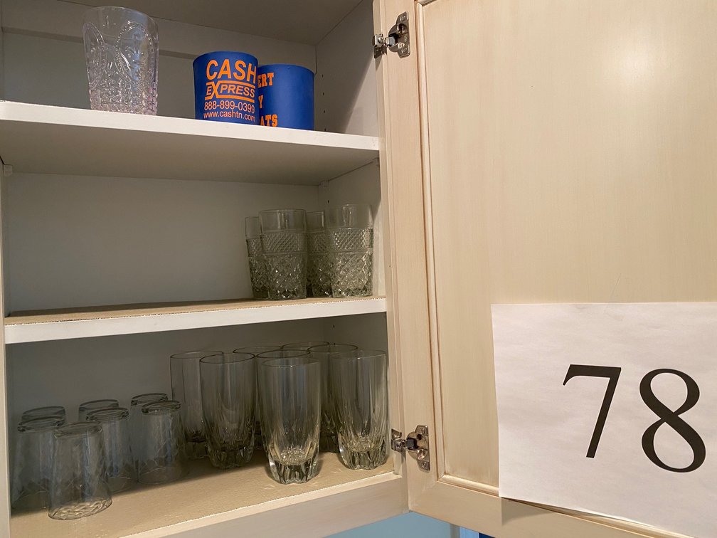 20 GLASSES AND MISC.