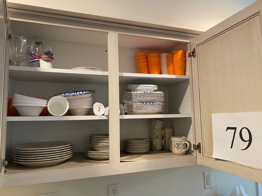 31 PIECES-DISHES, CUPS, PAPER/PLASTIC PLATES, ETC.