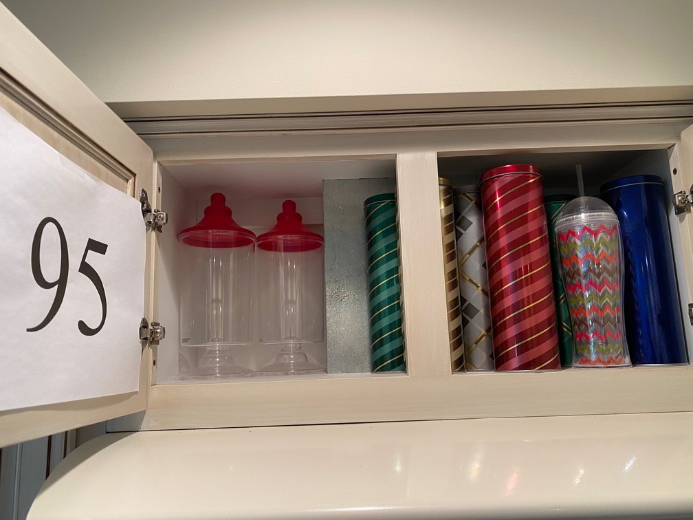 CABINET OF CANISTERS
