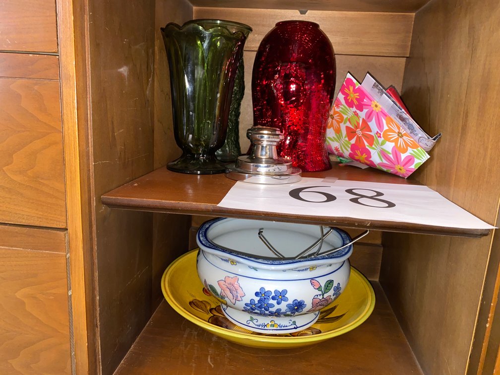 STERLING S&P, BOWLS, CANDLES, VASES, MISC.