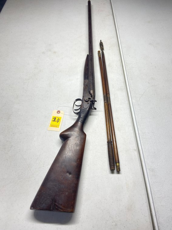 LAKESIDE 12GA DOUBLE BARREL PERCUSSION SHOTGUN