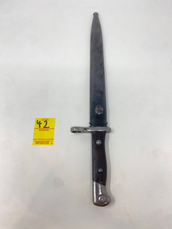 MAUSER MODEL 1895 BAYONET WEYERSBURG KIRSCHBAUM CO