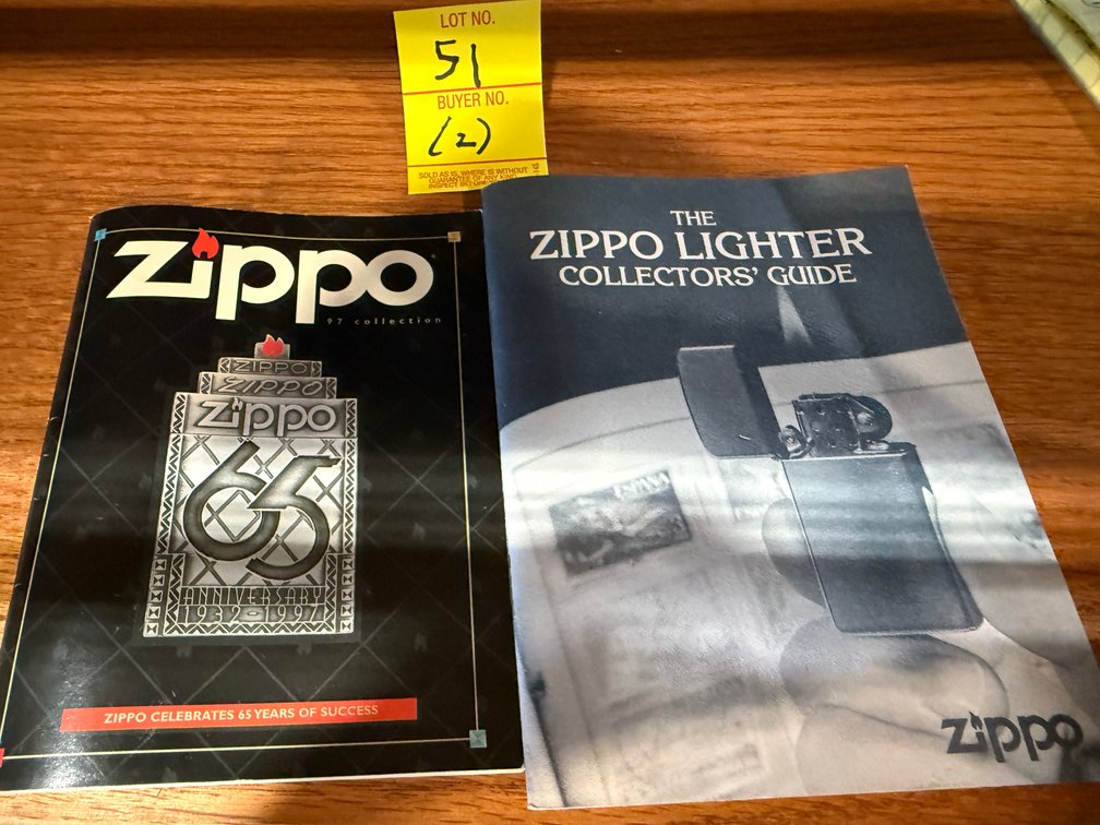 2 ZIPPO BOOKS