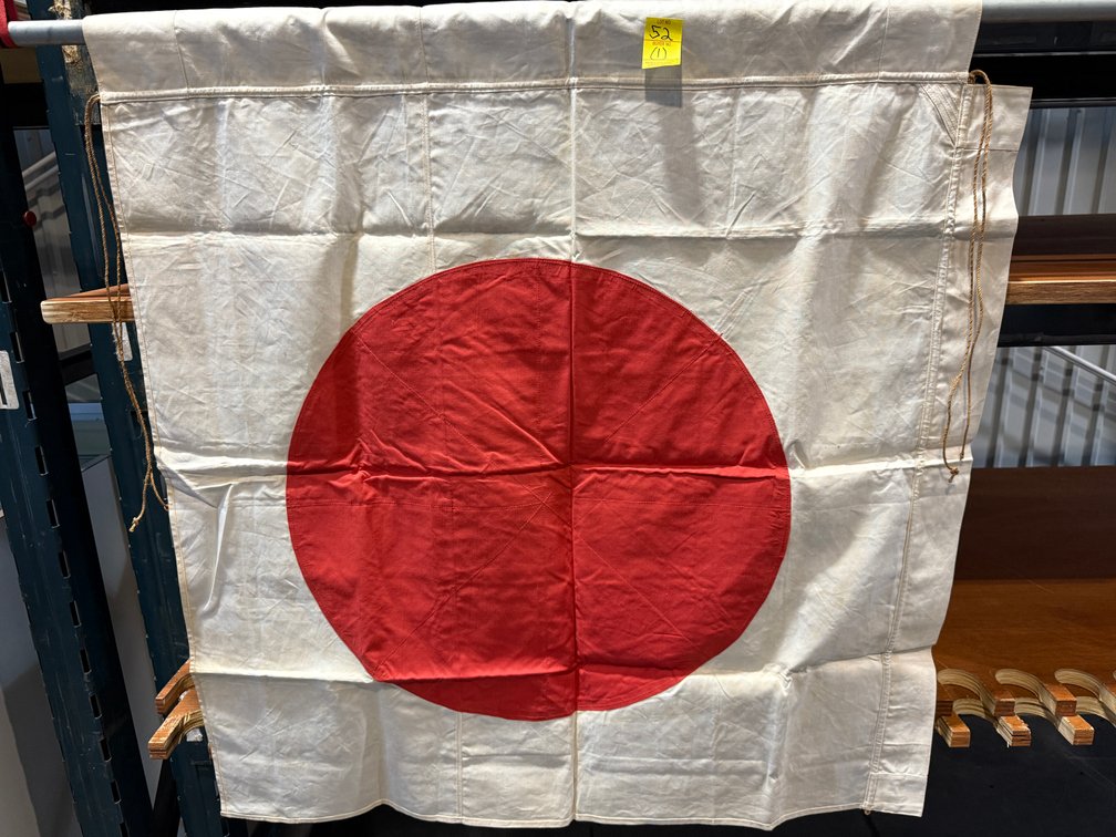 JAPANESE FLAG APPROX 37"WX39"H