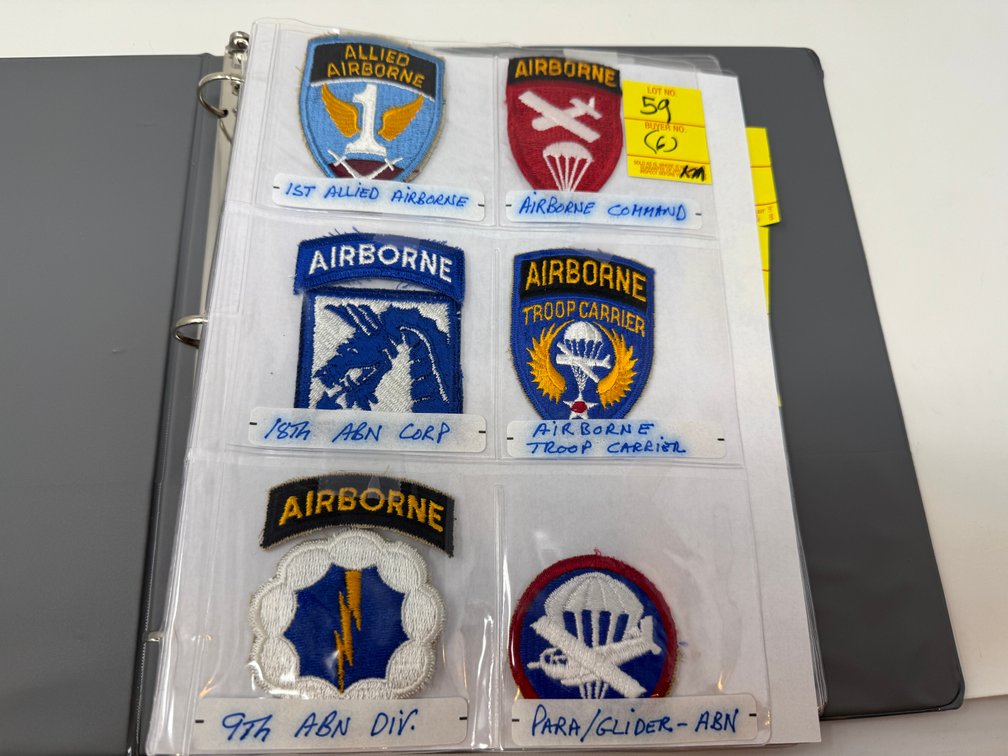 6 MILITARY BADGES