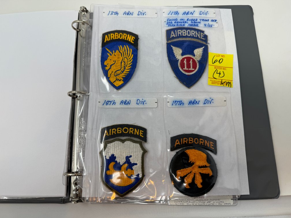 4 MILITARY BADGES